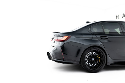 Splittery zadní boční Street Pro V.3 BMW M3 Sedan / Touring G80 / G81 černo červené