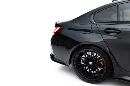 Splittery zadní boční Street Pro V.3 BMW M3 Sedan / Touring G80 / G81 černo červené