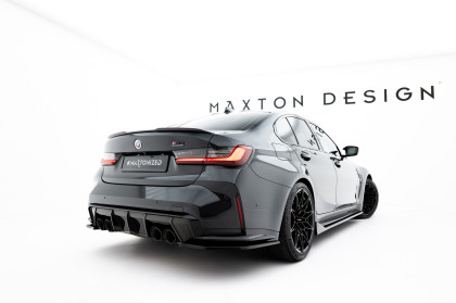 Splittery zadní boční V.3 BMW M3 Sedan / Touring G80 / G81 černý lesklý plast