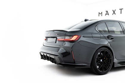 Splittery zadní boční V.3 BMW M3 Sedan / Touring G80 / G81 černý lesklý plast