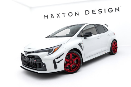 Street pro spojler pod nárazník lipa Toyota GR Corolla Mk12 černo červený