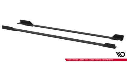 Prahové lišty Street pro + flaps Toyota GR Corolla Mk12 černo červené