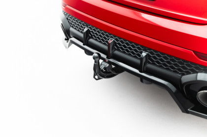 Spoiler zadního narázníku Audi RSQ8 Mk1 Facelift černý lesklý plast