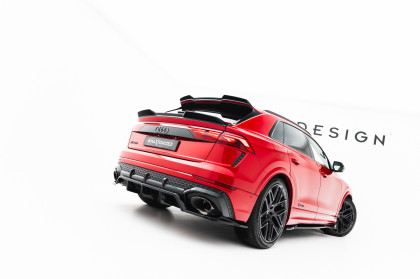 Spoiler zadního narázníku Audi RSQ8 Mk1 Facelift černý lesklý plast