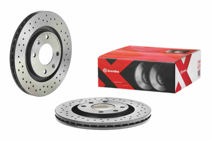 Sportovní brzdové kotouče Brembo - přední chlazené 266mm - Citroen Berlingo/BX/Xantia/Xsara/ZX