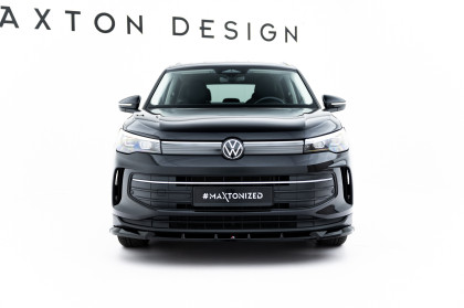 Spojler pod nárazník lipa V.1 Volkswagen Tiguan Mk3 černý lesklý plast