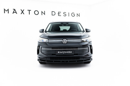 Spojler pod nárazník lipa V.2 Volkswagen Tiguan Mk3 černý lesklý plast
