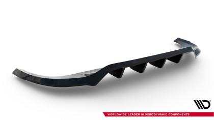 Spoiler zadního narázníku Volkswagen Tiguan Mk3 černý lesklý plast