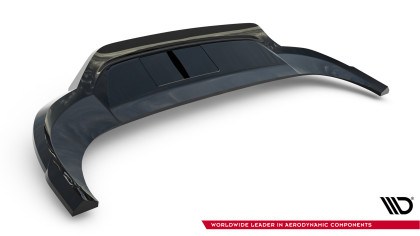 Spoiler zadního narázníku Volkswagen Tiguan Mk3 černý lesklý plast