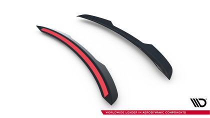 Prodloužení spoileru Renault Megane E-Tech Electric Mk1 černý lesklý plast