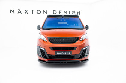 Spojler pod nárazník lipa Peugeot Expert Mk3 černý lesklý plast