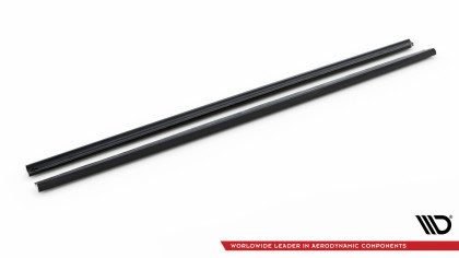 Prahové lišty Peugeot Expert l2 /l3 Mk3 černý lesklý plast
