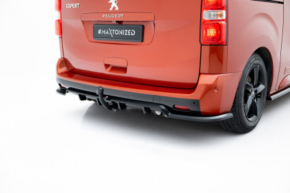 Spoiler zadního narázníku Peugeot Expert Mk3 černý lesklý plast