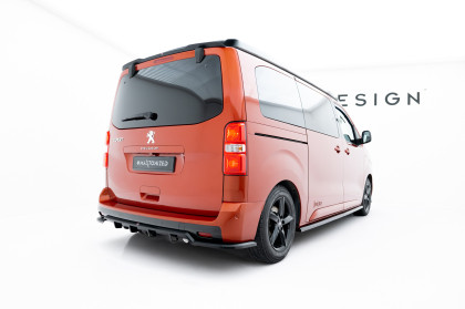 Spoiler zadního narázníku Peugeot Expert Mk3 černý lesklý plast