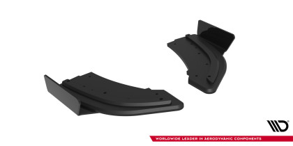 Splittery zadní boční Street Pro + flaps Mazda 3 MPS Mk1 EU Version černé