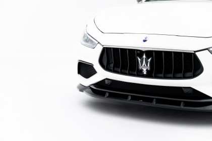 Spojler pod nárazník lipa Maserati Ghibli Modena Mk3 Facelift černý lesklý plast