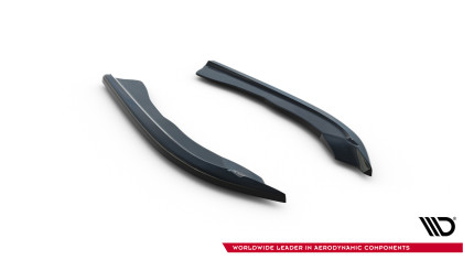 Splittery zadní boční V.7 BMW 4 M-Pack G22 / G23 / G22 Facelift / G23 Facelift černý lesklý plast
