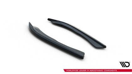 Splittery zadní boční V.7 BMW 4 M-Pack G22 / G23 / G22 Facelift / G23 Facelift černý lesklý plast