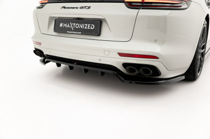 Spoiler zadního narázníku Porsche Panamera GTS Sport Turismo 971 Facelift černý lesklý plast