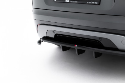 Spoiler zadního narázníku V.2 Land Rover Range Rover Velar R-Dynamic Mk1 černý lesklý plast