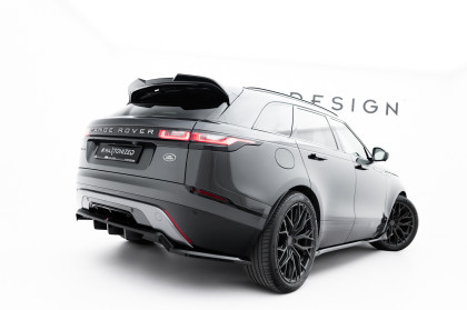 Spoiler zadního narázníku V.2 Land Rover Range Rover Velar R-Dynamic Mk1 černý lesklý plast