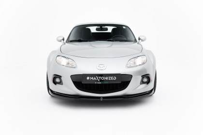 Spojler pod nárazník lipa Mazda MX-5 Mk3 (NC) Facelift černý lesklý plast