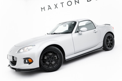 Prahové lišty Mazda MX-5 Mk3 (NC) Facelift černý lesklý plast