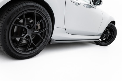 Prahové lišty Mazda MX-5 Mk3 (NC) Facelift černý lesklý plast
