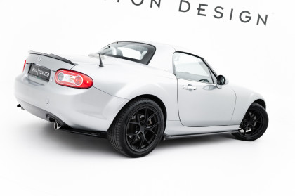 Prahové lišty Mazda MX-5 Mk3 (NC) Facelift černý lesklý plast
