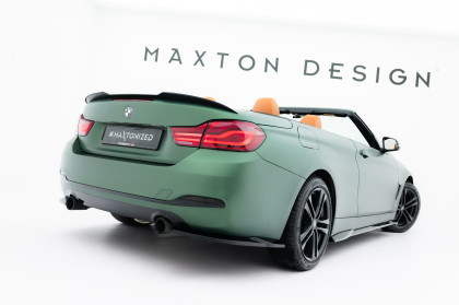 Prodloužení spoileru BMW 4 Cabrio F33 černý lesklý plast