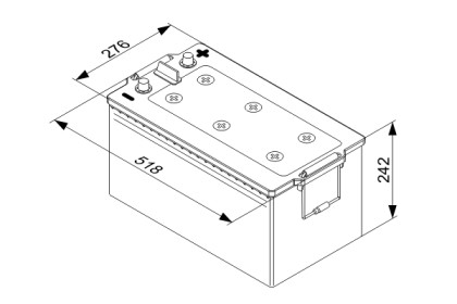AKUMULATOR 225AH 1150A T5 BOSCH