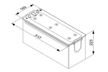 AKUMULATOR 145AH 800A T5 BOSCH