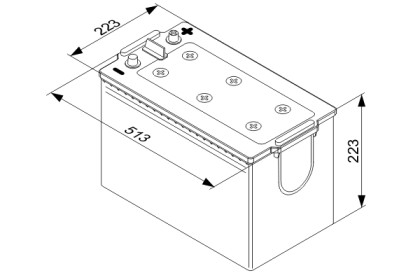 AKUMULATOR 170AH 1000A T4 BOSCH