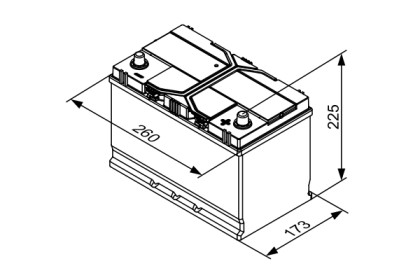 AKUMULATOR 72AH 760A EFB START-STOP