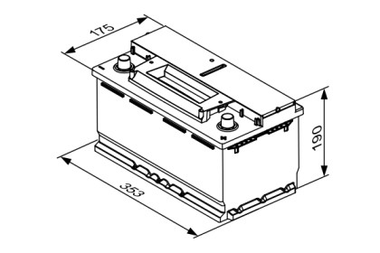 AKUMULATOR 95AH 850A EFB START-STOP