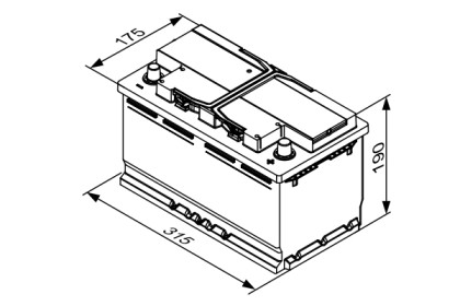 AKUMULATOR 80AH 800A EFB START-STOP P+