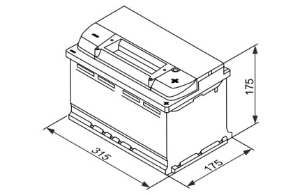 AKUMULATOR 75AH 730A EFB START-STOP P+
