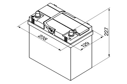 AKUMULATOR 45AH 330A SILVER  S4 L+ BOSCH