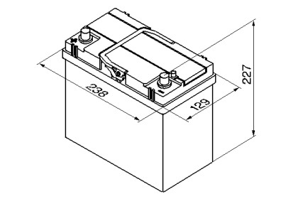 AKUMULATOR 45AH 330A SILVER  S4 L+ BOSCH