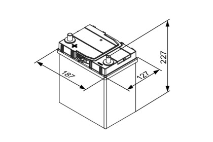 AKUMULATOR 40AH 330A SILVER  S4 L+ BOSCH