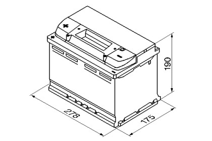 AKUMULATOR 74AH 680A SILVER  S4 L+ BOSCH