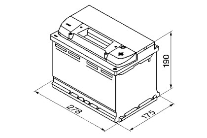 AKUMULATOR 74AH 680A SILVER  S4 P+ BOSCH