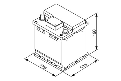 AKUMULATOR 44AH 420A SILVER  S4 P+ BOSCH