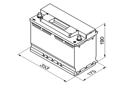 AKUMULATOR 90AH 720A SILVER  S3 P+ BOSCH