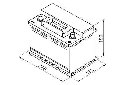 AKUMULATOR 70AH 640A SILVER  S3 P+ BOSCH