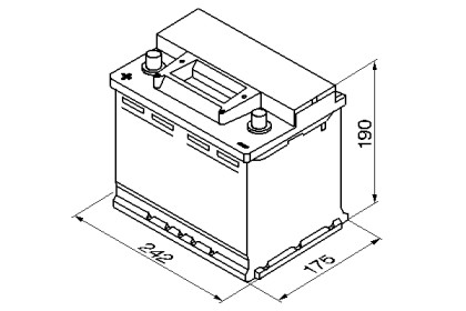 AKUMULATOR 56AH 480A SILVER  S3 L+ BOSCH