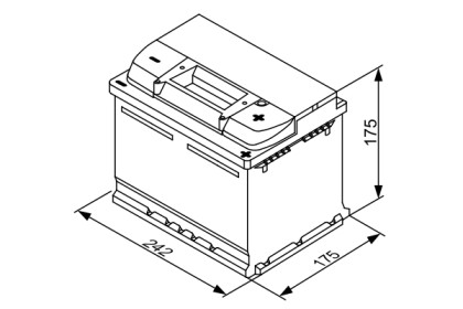 AKUMULATOR 53AH 510A SILVER  S3 P+ BOSCH