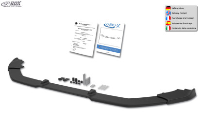 Přední spoiler pod nárazník RDX VARIO FIAT Ducato 2024-