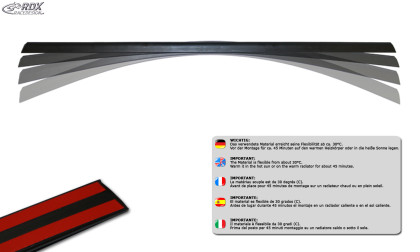 Zadní spoiler lišta RDX pro VW Taigo (CS / 2021-)