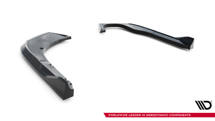Splittery zadní boční V.2 Škoda Superb Mk4 černý lesklý plast